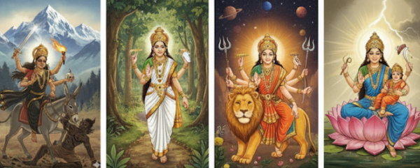 नवरात्रि 2025: नौ देवियों की आराधना और महत्व
